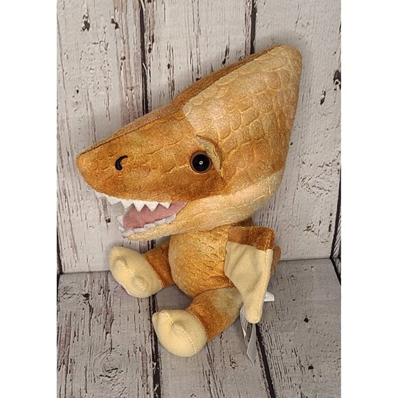7" BABW Buddies Brown White Pterodactyl Plush Stuffed Animal Dinosaur Smallfrys - Picture 2 of 4